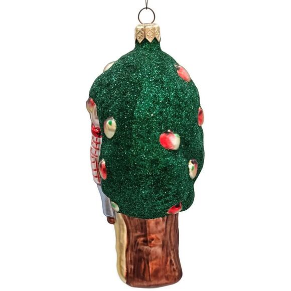 Patricia Breen Apple Tree Boy Glittered Tree Red Shirt Summer Christmas Ornament - Picture 10 of 12